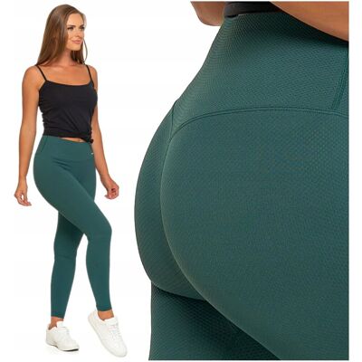 Legginsy Sportowe Wysoki Stan Kryjące Modelujące Pośladki MORAJ L/XL Legginsy Sportowe Wysoki Stan Kryjące Modelujące Pośladki MORAJ L/XL