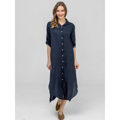 Inny producent LNIANA KOSZULOWA SUKIENKA DAMSKA TYPU OVERSIZE Inny producent LNIANA KOSZULOWA SUKIENKA DAMSKA TYPU OVERSIZE