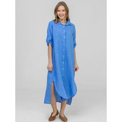 Inny producent LNIANA KOSZULOWA SUKIENKA DAMSKA TYPU OVERSIZE Inny producent LNIANA KOSZULOWA SUKIENKA DAMSKA TYPU OVERSIZE