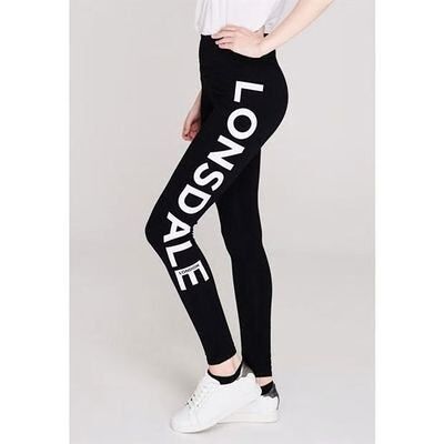 Lonsdale czarne legginsy damskie, Rozmiar XS Lonsdale czarne legginsy damskie, Rozmiar XS