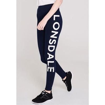 Lonsdale granatowe legginsy damskie, Rozmiar M Lonsdale granatowe legginsy damskie, Rozmiar M