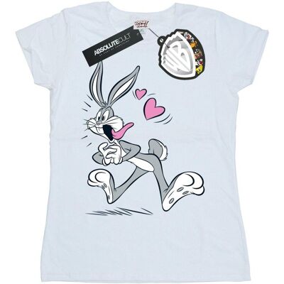 Looney Tunes Bawełniana Koszulka Damska / Damska Bugs Bunny In Love (L / Ciepły Biały) Looney Tunes Bawełniana Koszulka Damska / Damska Bugs Bunny In Love (L / Ciepły Biały)