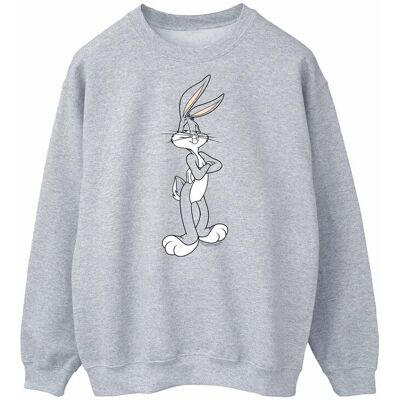 Looney Tunes Bluza Damska / Damska Bugs Bunny Ze Skrzyżowanymi Ramionami (S (52-55 Cm) / Jasnoszary) Looney Tunes Bluza Damska / Damska Bugs Bunny Ze Skrzyżowanymi Ramionami (S (52-55 Cm) / Jasnoszary)