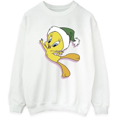 Looney Tunes Bluza Damska / Damska Tweety Christmas Hat (XL 8,5-9 / Ciepły Biały) Looney Tunes Bluza Damska / Damska Tweety Christmas Hat (XL 8,5-9 / Ciepły Biały)