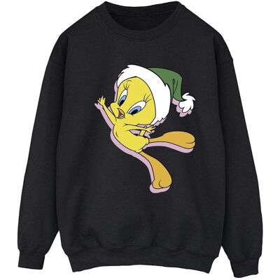Looney Tunes Bluza Damska / Damska Tweety Christmas Hat (XXXXXS / Czarny) Looney Tunes Bluza Damska / Damska Tweety Christmas Hat (XXXXXS / Czarny)