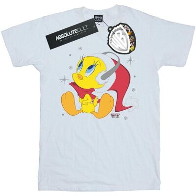 Looney Tunes Damska Bawełniana Koszulka Boyfriend Tweety Na Boże Narodzenie (S (52-55 Cm) / Ciepły Biały) Looney Tunes Damska Bawełniana Koszulka Boyfriend Tweety Na Boże Narodzenie (S (52-55 Cm) / Ciepły Biały)