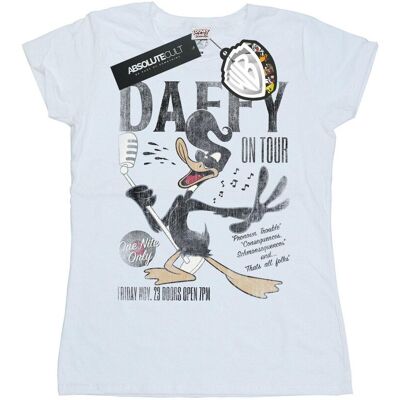 Looney Tunes Damska Bawełniana Koszulka Koncertowa Daffy Duck (L / Ciepły Biały) Looney Tunes Damska Bawełniana Koszulka Koncertowa Daffy Duck (L / Ciepły Biały)
