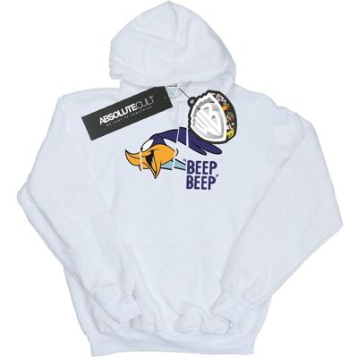 Looney Tunes Damska Bluza Z Kapturem Road Runner Beep Beep (L / Ciepły Biały) Looney Tunes Damska Bluza Z Kapturem Road Runner Beep Beep (L / Ciepły Biały)