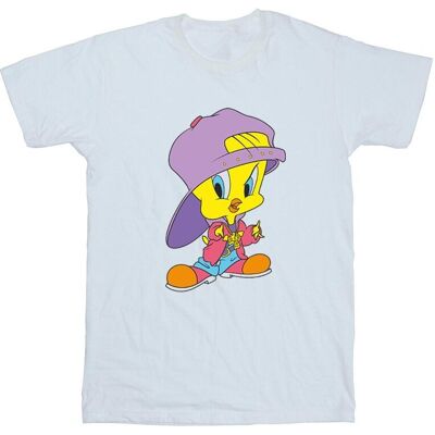 Looney Tunes Damska / Damska Koszulka Tweety Pie Hip Hop Cotton Boyfriend T-Shirt (XXXXS / Ciepły Biały) Looney Tunes Damska / Damska Koszulka Tweety Pie Hip Hop Cotton Boyfriend T-Shirt (XXXXS / Ciepły Biały)