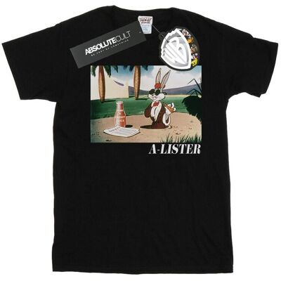 Looney Tunes Koszulka Damska / Damska Bugs Bunny A-Lister Cotton Boyfriend T-Shirt (3XL / Czarny) Looney Tunes Koszulka Damska / Damska Bugs Bunny A-Lister Cotton Boyfriend T-Shirt (3XL / Czarny)