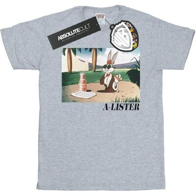 Looney Tunes Koszulka Damska / Damska Bugs Bunny A-Lister Cotton Boyfriend T-Shirt (S (52-55 Cm) / Jasnoszary) Looney Tunes Koszulka Damska / Damska Bugs Bunny A-Lister Cotton Boyfriend T-Shirt (S (52-55 Cm) / Jasnoszary)