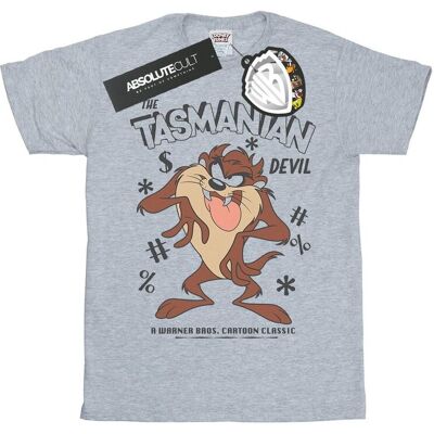 Looney Tunes Koszulka Damska / Damska Tasmanian Devil Vintage Cotton Boyfriend T-Shirt (S (52-55 Cm) / Jasnoszary) Looney Tunes Koszulka Damska / Damska Tasmanian Devil Vintage Cotton Boyfriend T-Shirt (S (52-55 Cm) / Jasnoszary)