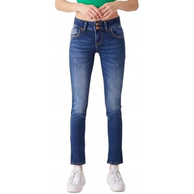 Inny producent LTB RURKI JEANSY DAMSKIE Z PRZETARCIAMI WYCIERANE GRANATOWE 28X30 JPA Inny producent LTB RURKI JEANSY DAMSKIE Z PRZETARCIAMI WYCIERANE GRANATOWE 28X30 JPA