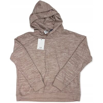 Inny producent Luźna bluza damska kaptur MAGASCHONI M Inny producent Luźna bluza damska kaptur MAGASCHONI M