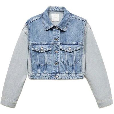 MANGO WOMAN KRÓTKA KURTKA JEANSOWA DAMSKA DWUKOLOROWA M 5FA MANGO WOMAN KRÓTKA KURTKA JEANSOWA DAMSKA DWUKOLOROWA M 5FA