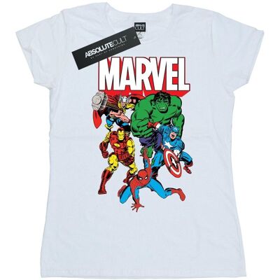 Marvel Bawełniana Koszulka Damska / Damska Hero Group (M / Ciepły Biały) Marvel Bawełniana Koszulka Damska / Damska Hero Group (M / Ciepły Biały)
