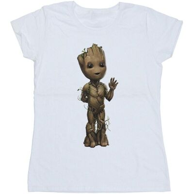 Marvel Bawełniana Koszulka Damska / Damska I Am Groot Wave Pose (L / Ciepły Biały) Marvel Bawełniana Koszulka Damska / Damska I Am Groot Wave Pose (L / Ciepły Biały)