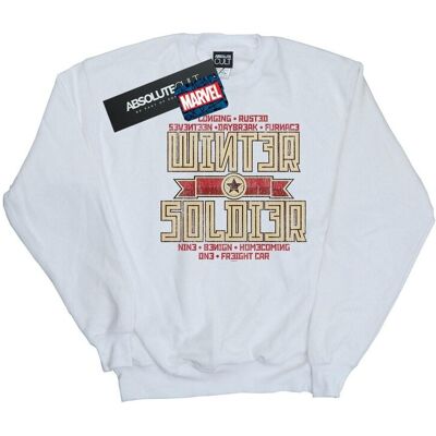 Marvel Bluza Damska/ Damska Z Odznaką Zimowego Żołnierza (S (52-55 Cm) / Ciepły Biały) Marvel Bluza Damska/ Damska Z Odznaką Zimowego Żołnierza (S (52-55 Cm) / Ciepły Biały)