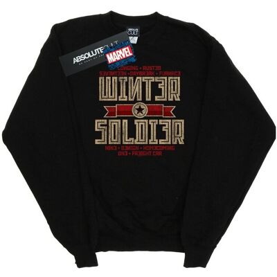 Marvel Bluza Damska/ Damska Z Odznaką Zimowego Żołnierza (XL 8,5-9 / Czarny) Marvel Bluza Damska/ Damska Z Odznaką Zimowego Żołnierza (XL 8,5-9 / Czarny)