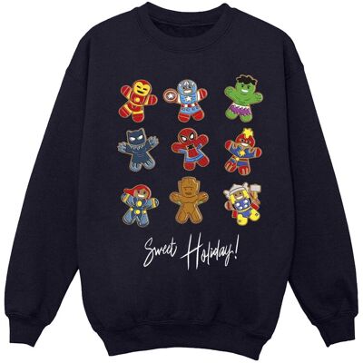 Marvel Bluza Damska Gingerbread Avengers (M / Granatowy) Marvel Bluza Damska Gingerbread Avengers (M / Granatowy)