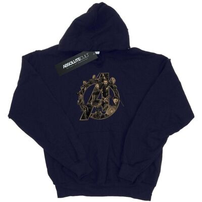 Marvel Bluza Z Kapturem Damska Logo Avengers Infinity War Marvel (L / Granatowy) Marvel Bluza Z Kapturem Damska Logo Avengers Infinity War Marvel (L / Granatowy)