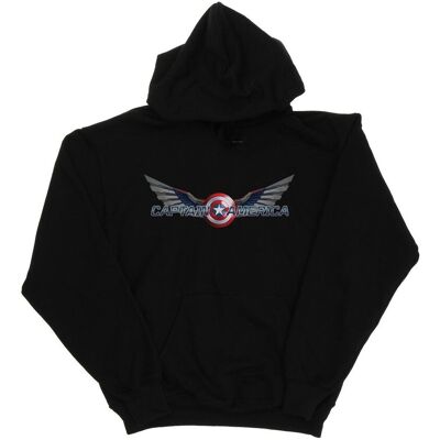 Marvel Bluza Z Logo Womens/Ladies Falcon And The Winter Soldier Captain America (L / Czarny) Marvel Bluza Z Logo Womens/Ladies Falcon And The Winter Soldier Captain America (L / Czarny)