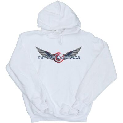 Marvel Bluza Z Logo Womens/Ladies Falcon And The Winter Soldier Captain America (XL 8,5-9 / Ciepły Biały) Marvel Bluza Z Logo Womens/Ladies Falcon And The Winter Soldier Captain America (XL 8,5-9 / Ciepły Biały)