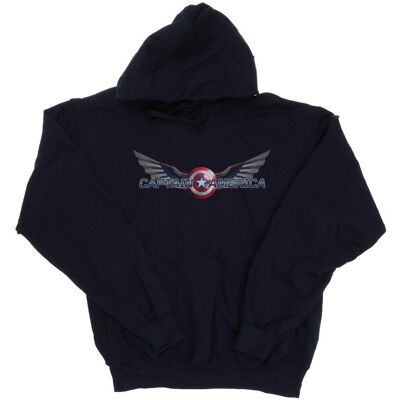 Marvel Bluza Z Logo Womens/Ladies Falcon And The Winter Soldier Captain America (XL 8,5-9 / Granatowy) Marvel Bluza Z Logo Womens/Ladies Falcon And The Winter Soldier Captain America (XL 8,5-9 / Granatowy)