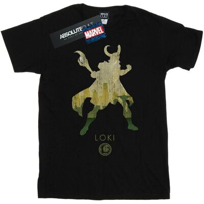 Marvel Damska Bawełniana Koszulka Boyfriend Z Sylwetką Loki (S (52-55 Cm) / Czarny) Marvel Damska Bawełniana Koszulka Boyfriend Z Sylwetką Loki (S (52-55 Cm) / Czarny)