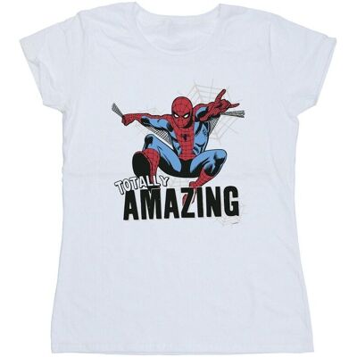 Marvel Damska Bawełniana Koszulka Spider-Man Amazing (XXL (193cm) / Ciepły Biały) Marvel Damska Bawełniana Koszulka Spider-Man Amazing (XXL (193cm) / Ciepły Biały)