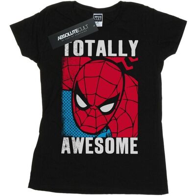 Marvel Damska Bawełniana Koszulka Spider-Man Totally Awesome (S (52-55 Cm) / Czarny) Marvel Damska Bawełniana Koszulka Spider-Man Totally Awesome (S (52-55 Cm) / Czarny)