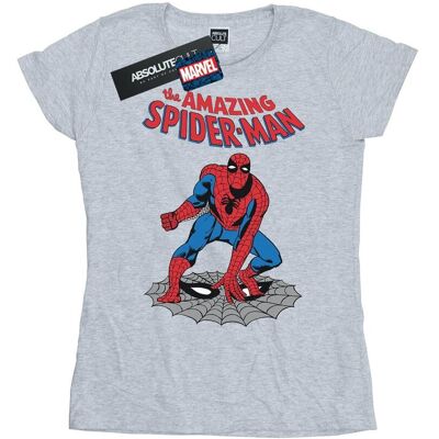 Marvel Damska Bawełniana Koszulka The Amazing Spider-Man (M / Jasnoszary) Marvel Damska Bawełniana Koszulka The Amazing Spider-Man (M / Jasnoszary)