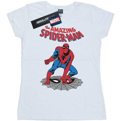 Marvel Damska Bawełniana Koszulka The Amazing Spider-Man (S (52-55 Cm) / Ciepły Biały) Marvel Damska Bawełniana Koszulka The Amazing Spider-Man (S (52-55 Cm) / Ciepły Biały)