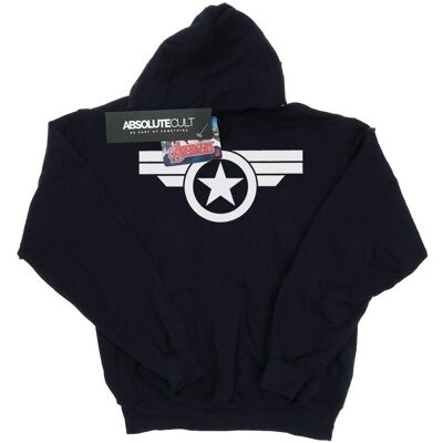 Marvel Damska Bluza Z Kapturem Captain America Super Soldier (XL 8,5-9 / Granatowy) Marvel Damska Bluza Z Kapturem Captain America Super Soldier (XL 8,5-9 / Granatowy)