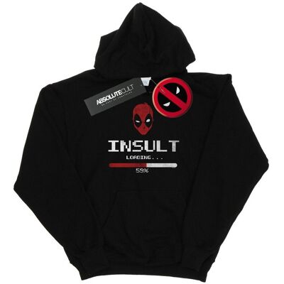 Marvel Damska Bluza Z Kapturem Deadpool Insult Loading Hoodie (XL 8,5-9 / Czarny) Marvel Damska Bluza Z Kapturem Deadpool Insult Loading Hoodie (XL 8,5-9 / Czarny)
