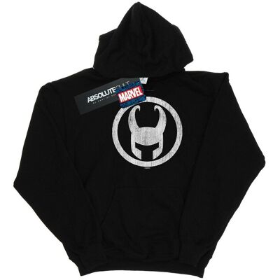 Marvel Damska Bluza Z Kapturem Loki Icon (M / Czarny) Marvel Damska Bluza Z Kapturem Loki Icon (M / Czarny)