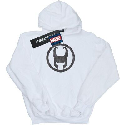 Marvel Damska Bluza Z Kapturem Loki Icon (XL 8,5-9 / Ciepły Biały) Marvel Damska Bluza Z Kapturem Loki Icon (XL 8,5-9 / Ciepły Biały)