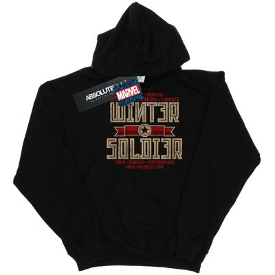 Marvel Damska Bluza Z Kapturem Z Naszywką Trigger Winter Soldier (L / Czarny) Marvel Damska Bluza Z Kapturem Z Naszywką Trigger Winter Soldier (L / Czarny)