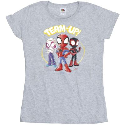 Marvel Damska / Damska Koszulka Z Bawełny Ze Szkicem Spidey I Jego Niesamowici Przyjaciele (S (52-55 Cm) / Jasnoszary) Marvel Damska / Damska Koszulka Z Bawełny Ze Szkicem Spidey I Jego Niesamowici Przyjaciele (S (52-55 Cm) / Jasnoszary)