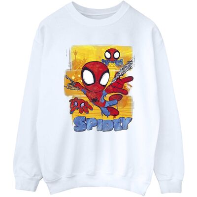 Marvel Damska / Damska Latająca Bluza Spidey I Jego Niesamowici Przyjaciele (L / Ciepły Biały) Marvel Damska / Damska Latająca Bluza Spidey I Jego Niesamowici Przyjaciele (L / Ciepły Biały)