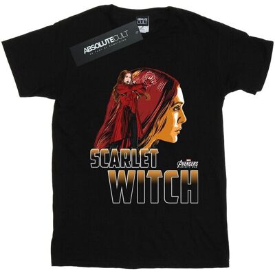 Marvel Kobiety / Panie Avengers Infinity War Scarlet Witch Postać Bawełniana Koszulka Dla Chłopaka (L / Czarny) Marvel Kobiety / Panie Avengers Infinity War Scarlet Witch Postać Bawełniana Koszulka Dla Chłopaka (L / Czarny)