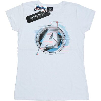 Marvel Koszulka Damska / Damska Avengers Endgame Team Tech Logo Cotton T-Shirt (XXL (193cm) / Ciepły Biały) Marvel Koszulka Damska / Damska Avengers Endgame Team Tech Logo Cotton T-Shirt (XXL (193cm) / Ciepły Biały)