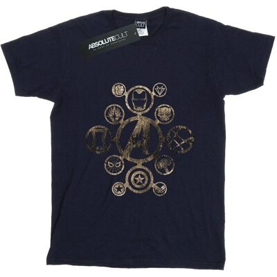 Marvel Koszulka Damska / Damska Avengers Infinity War Icons Cotton Boyfriend T-Shirt (3XL / Granatowy) Marvel Koszulka Damska / Damska Avengers Infinity War Icons Cotton Boyfriend T-Shirt (3XL / Granatowy)