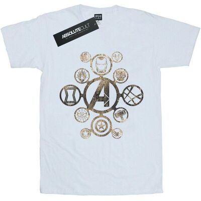 Marvel Koszulka Damska / Damska Avengers Infinity War Icons Cotton Boyfriend T-Shirt (S (52-55 Cm) / Ciepły Biały) Marvel Koszulka Damska / Damska Avengers Infinity War Icons Cotton Boyfriend T-Shirt (S (52-55 Cm) / Ciepły Biały)