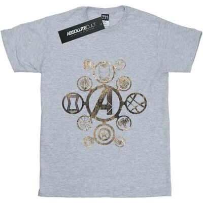Marvel Koszulka Damska / Damska Avengers Infinity War Icons Cotton Boyfriend T-Shirt (S (52-55 Cm) / Jasnoszary) Marvel Koszulka Damska / Damska Avengers Infinity War Icons Cotton Boyfriend T-Shirt (S (52-55 Cm) / Jasnoszary)