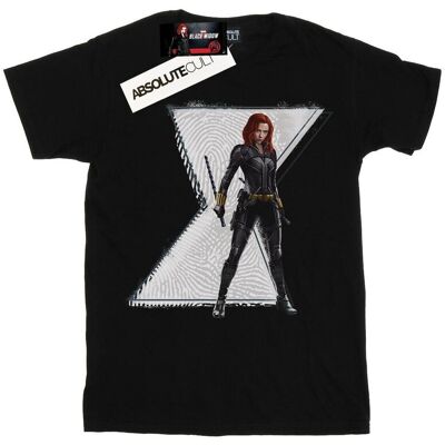 Marvel Koszulka Damska / Damska Black Widow Movie Natasha Logo Cotton Boyfriend T-Shirt (XXXXXS / Czarny) Marvel Koszulka Damska / Damska Black Widow Movie Natasha Logo Cotton Boyfriend T-Shirt (XXXXXS / Czarny)