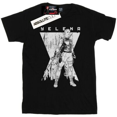 Marvel Koszulka Damska / Damska Black Widow Movie Yelena Romanoff Mono Cotton Boyfriend T-Shirt (3XL / Czarny) Marvel Koszulka Damska / Damska Black Widow Movie Yelena Romanoff Mono Cotton Boyfriend T-Shirt (3XL / Czarny)