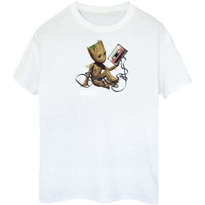 Marvel Koszulka Damska / Damska Guardians Of The Galaxy Groot Tape Cotton T-Shirt (S (52-55 Cm) / Ciepły Biały) Marvel Koszulka Damska / Damska Guardians Of The Galaxy Groot Tape Cotton T-Shirt (S (52-55 Cm) / Ciepły Biały)