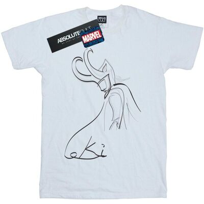 Marvel Koszulka Damska / Damska Loki Lines Cotton Boyfriend T-Shirt (XXXXXS / Ciepły Biały) Marvel Koszulka Damska / Damska Loki Lines Cotton Boyfriend T-Shirt (XXXXXS / Ciepły Biały)