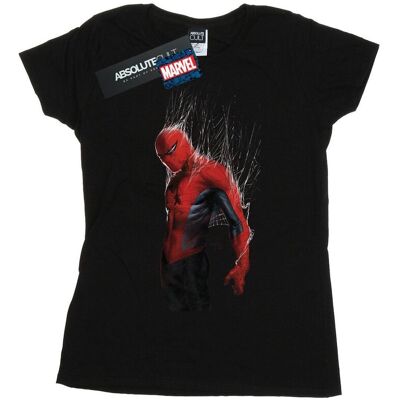 Marvel Koszulka Damska / Damska Spider-Man Web Wrap Cotton T-Shirt (S (52-55 Cm) / Czarny) Marvel Koszulka Damska / Damska Spider-Man Web Wrap Cotton T-Shirt (S (52-55 Cm) / Czarny)